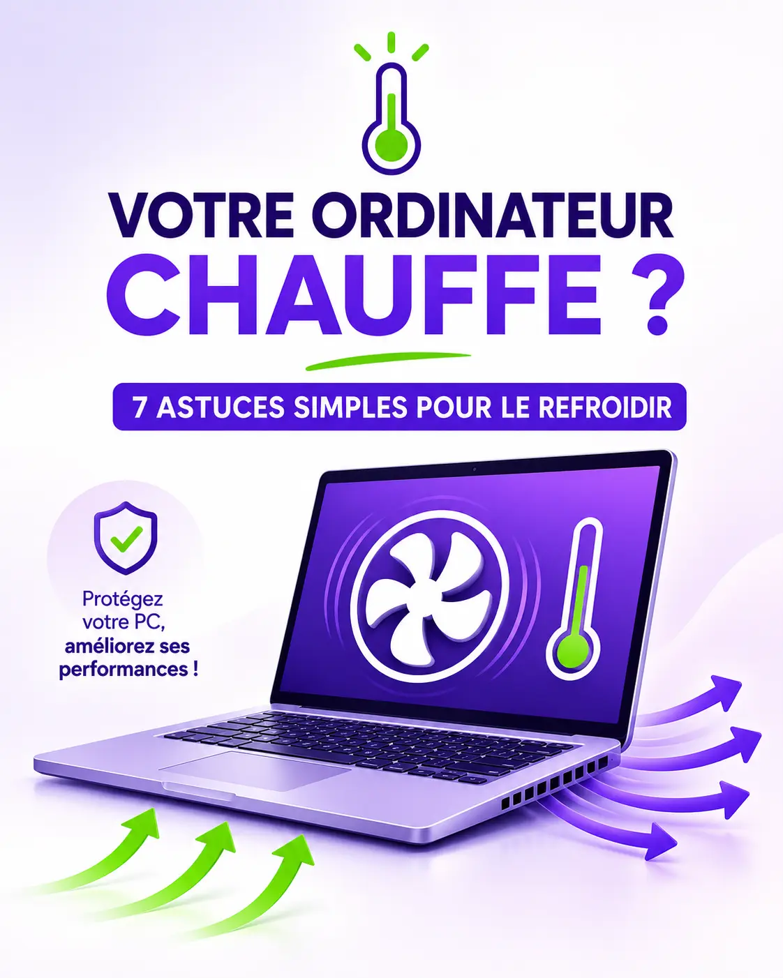 Votre ordinateur chauffe? Voici 7 astuces simples pour le refroidir