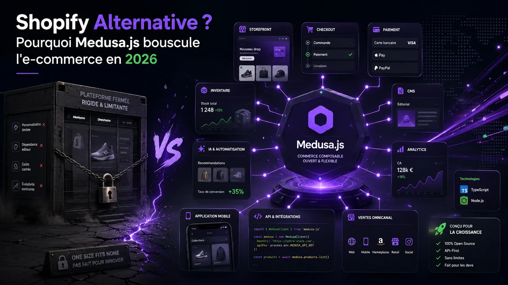 Shopify Alternative ? Pourquoi Medusa.js bouscule l'e-commerce en 2026