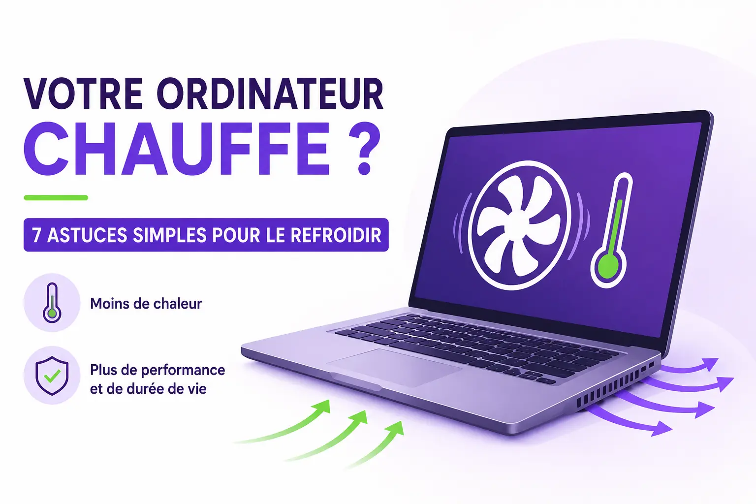 Votre ordinateur chauffe? Voici 7 astuces simples pour le refroidir